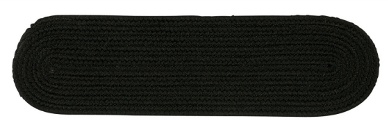 Picture of Colonial Mills BR42A008X028X Boca Raton - Black Stair Tread - single Rug