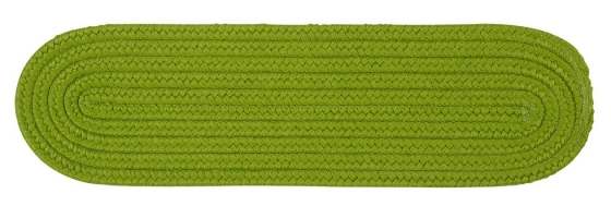 Picture of Colonial Mills BR65A008X028X Boca Raton - Bright Green Stair Tread - single Rug