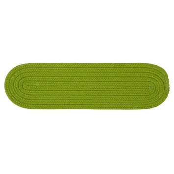 Picture of Colonial Mills H271A008X028SX Simply Home Solid - Bright Green Stair Tread - single Rug