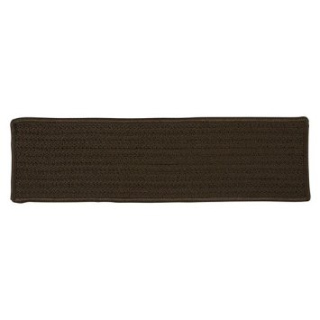 Picture of Colonial Mills H413A008X028SX Simply Home Solid - Mink Stair Tread - single Rug