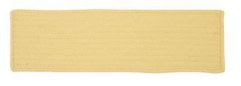 Picture of Colonial Mills H833A008X028SX Simply Home Solid - Pale Banana Stair Tread - single Rug