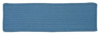 Picture of Colonial Mills H870A008X028SX Simply Home Solid - Blue Ice Stair Tread - single Rug