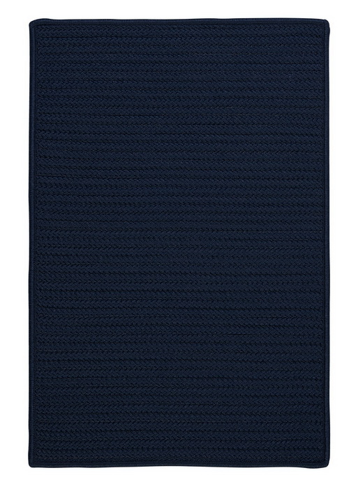 Picture of Colonial Mills Rug H561R024X036S Simply Home Solid - Navy 2 ft. x 3 ft. Braided Rug