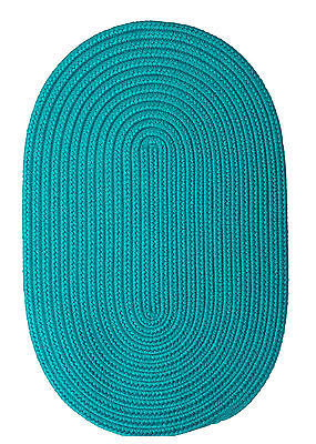 Picture of Colonial Mills Rug BR56R060X096 Boca Raton - Turquoise 5 ft. x 8 ft. Braided Rug