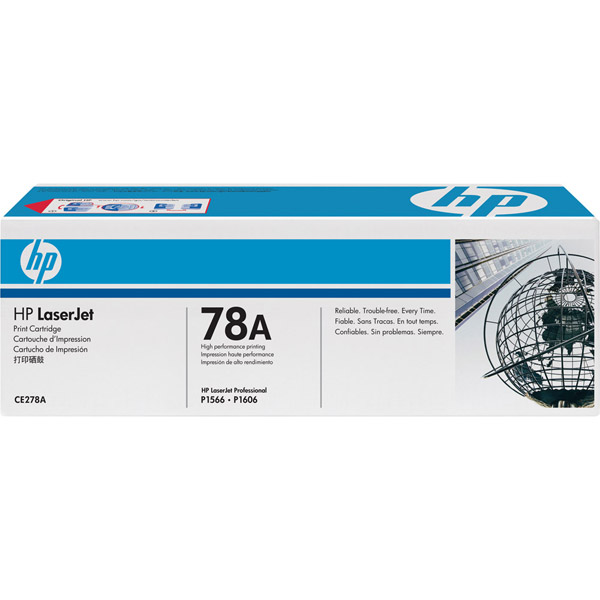 Picture of HP Compatible CE278A LaserJet CE278A Black Print Cartridge For P1600 Printers