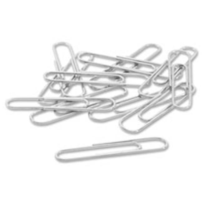 Acco ACC72360 Gem Clips- No 1 Size- .037 Wire Gauge- 100-PK- Silver