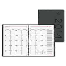 Picture of At-A-Glance AAG70120X05 Monthly Desk Appt Book- Jan-Dec- 2PPM -6.88 in. x 8.75 in.- Black
