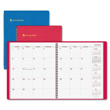 Picture of At-A-Glance AAG7025013 Monthly Apptmt. Planner- Jan-Mar- Wirebound- 9 in. x 11 in.- Red