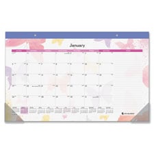 Picture of At-A-Glance AAGSK91705 Calendar Desk Pad&#44; Mthly&#44; Jan-Dec&#44; 1PPD&#44;17.75 in. x 11 in.&#44;Multi