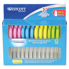 Picture of Acme United Corporation ACM14871 Scissors- with Microban-Blunt- 12-PK 14606- AST