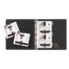 Picture of Avery AVE75263 CD-DVD Storage Pages- for 3 Ring Binders-2-Sided-5-PK-Clear