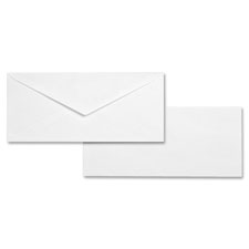 Picture of Business Source BSN04467 Business Envelopes- No.10- 24lb.- Regular- 500-BX- WE Wove