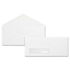 Picture of Business Source BSN04468 Business Window Envelopes-No.10-4.13 in. x 9.5 in.-500-BX-WE Wove