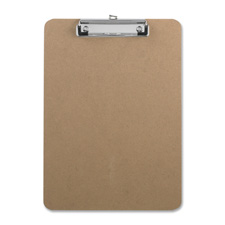 Picture of Business Source BSN16508 Clipboard&#44; with Flat Clip-Rubber Grips&#44;9 in. x 12.5 in.&#44;Brown