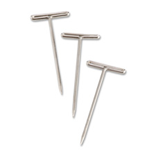 Picture of Business Source BSN32351 T-Pins- .56 in. Head Width- 2 in. L- 100-BX- Silver