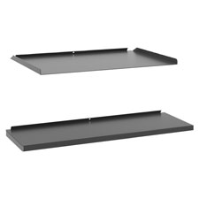Picture of Basyx BSXMGSHTRA1 Work Wall Kit- Shelf- Tray-17.5 in. x 9 in. x 1 in.- Ash Metallic