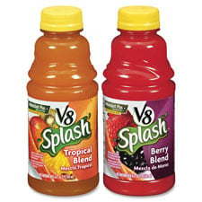 Picture of Campbell&apos;S CAM5497 V8 Splash Juice Drinks&#44; 16oz&#44; 12.-PK&#44; Berry Blend