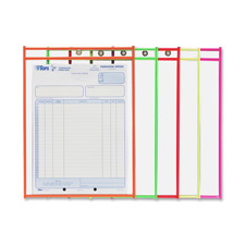 Picture of C-Line CLI43912 Shop Ticket Holder- 9 in. x 12 in.- Metal Eyelet- Neon Orange