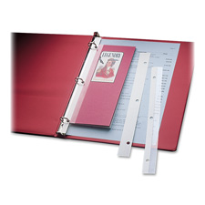 C-Line CLI Attaching Strips- Self-Adhesive- 3-Hole- 11 in. x 1 in.- 200-BX- CL