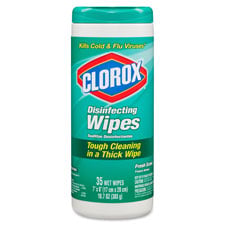 Clorox Company COX01593EA Disinfecting Wipes 35 WipesTub Fresh Scent