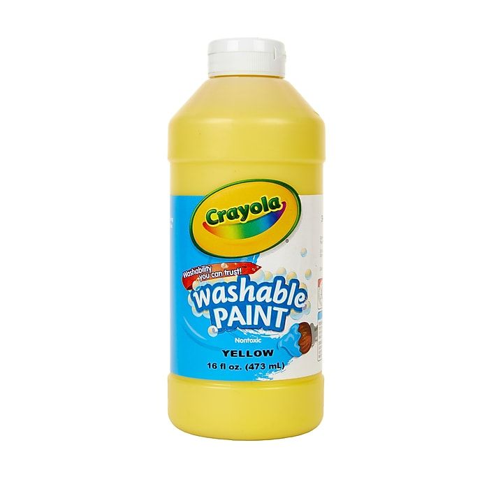 Picture of Crayola CYO542016034 Crayola Washable Paint&#44; Squeeze Bottle&#44; 16 Oz&#44; Yellow