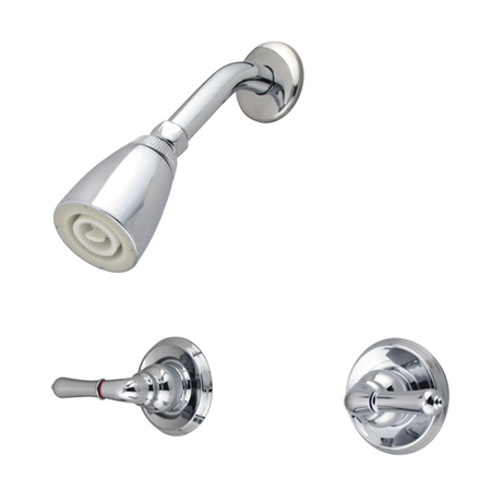 Shower Faucet, Polished Chrome, Wall Mount