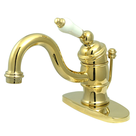 Single Handle 4 in. Centerset Lavatory Faucet with Retail Pop-up & Optional Deck Plate