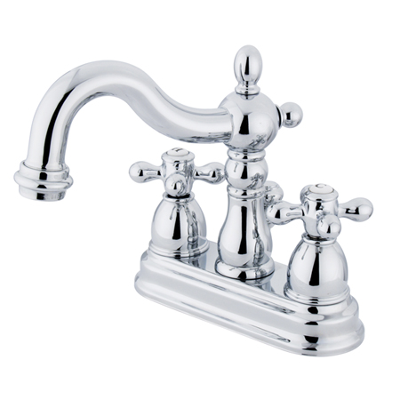 Two Handle 4 in. Centerset Lavatory Faucet with Retail Pop-up