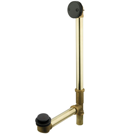 DTT2205 20 in. Tub Waste & Overflow with Tip Toe Drain