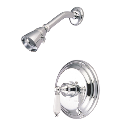 Shower Faucet, 2, Wall Mount, Polished Chrome