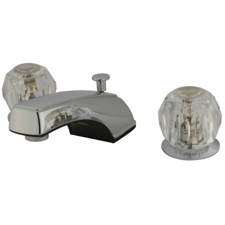 Two Handle 8 in. to 16 in. Widespread Lavatory Faucet with Retail Pop-up
