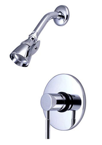 Shower Faucet, 2, Wall Mount, Polished Chrome