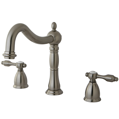 Roman Tub Faucet, Brushed Nickel, Deck Mount