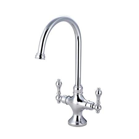 Picture of Kingston Brass KS1761ALLS Double Handle Kitchen Faucet Without Sprayer