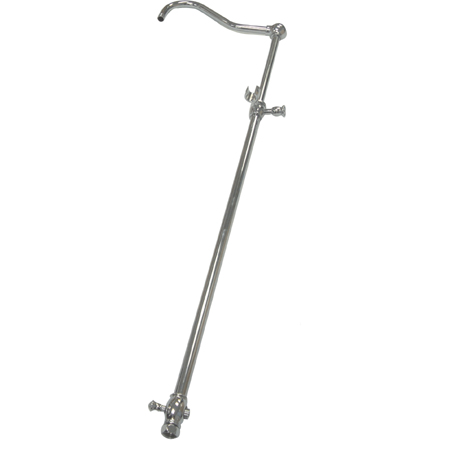 60 in. Add on Shower with 17 in. Shower Arm - Polished Chrome