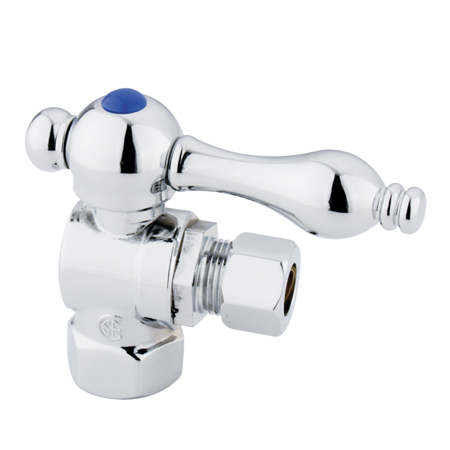 CC33101 Angle Stop with .37 in. IPS x .37 in. OD Compression