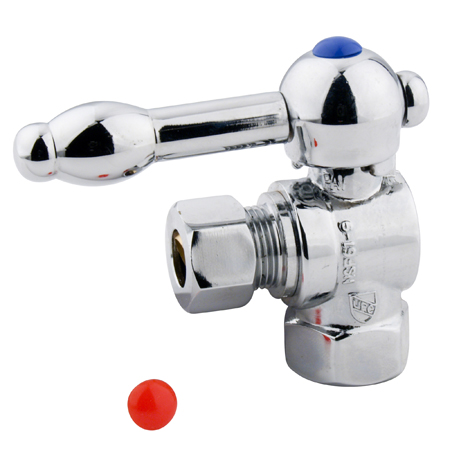 CC33101KL Angle Stop with .37 in. IPS x .37 in. OD Compression