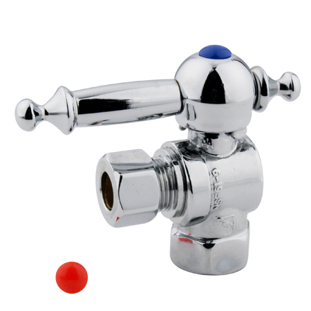 CC33101TL Angle Stop with .37 in. IPS x .37 in. OD Compression