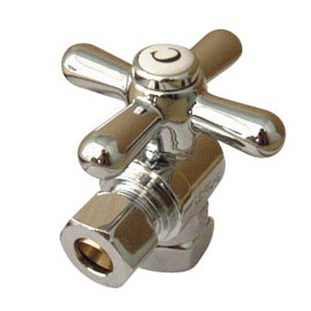 CC33101X Angle Stop with .37 in. IPS x .37 in. OD Compression