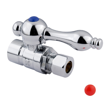 CC43251 Straight Stop with .5 in. Sweat x .37 in. OD Compression