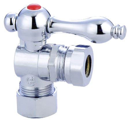 CC54301 Classic Angle Stop with .62 in. OD Compression x .5 in. or .44 in. Slip Joint