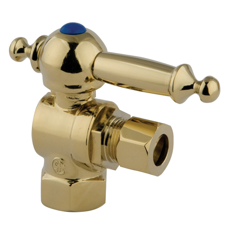 CC33102TL Angle Stop with .37 in. IPS x .37 in. OD Compression