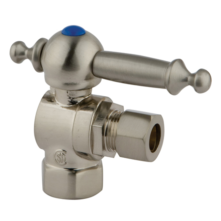 Angle Stop with .37 in. IPS x .37 in. OD Compression