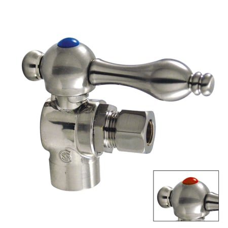 CC43208 Angle Stop with .5 in. Sweat x .37 in. OD Compression