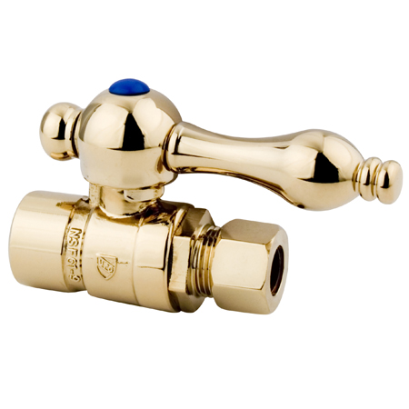 Picture of Kingston Brass CC43252 Straight Stop with .5 in. Sweat x .37 in. OD Compression
