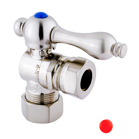 CC54308 Classic Angle Stop with .62 in. OD Compression x .5 in. or .44 in. Slip Joint