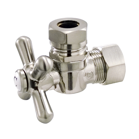 CC54308X Classic Angle Stop with .62 in. OD Compression x .5 in. or .44 in. Slip Joint
