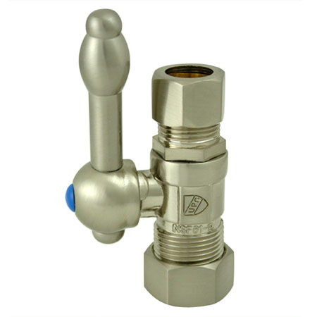 CC44458KL Straight Stop With .62 in. OD Compression x .5 in. OD Compression