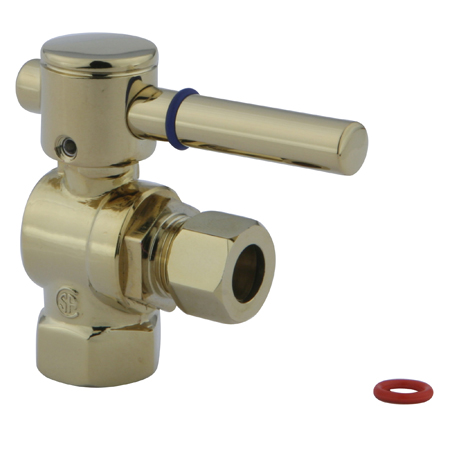 CC33102DL Angle Stop with .37 in. IPS x .37 in. OD Compression