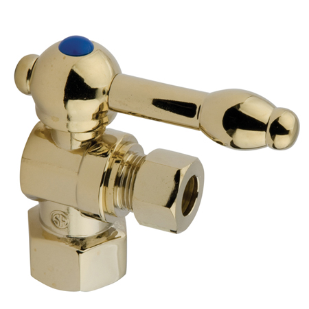 CC43102KL Angle Stop with .5 in. IPS x .37 in. OD Compression